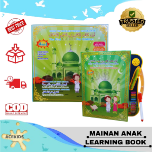 Mainan Anak Learning Book Buku Pengetahuan Bermain Membaca Bernyanyi Edukasi Acekids
