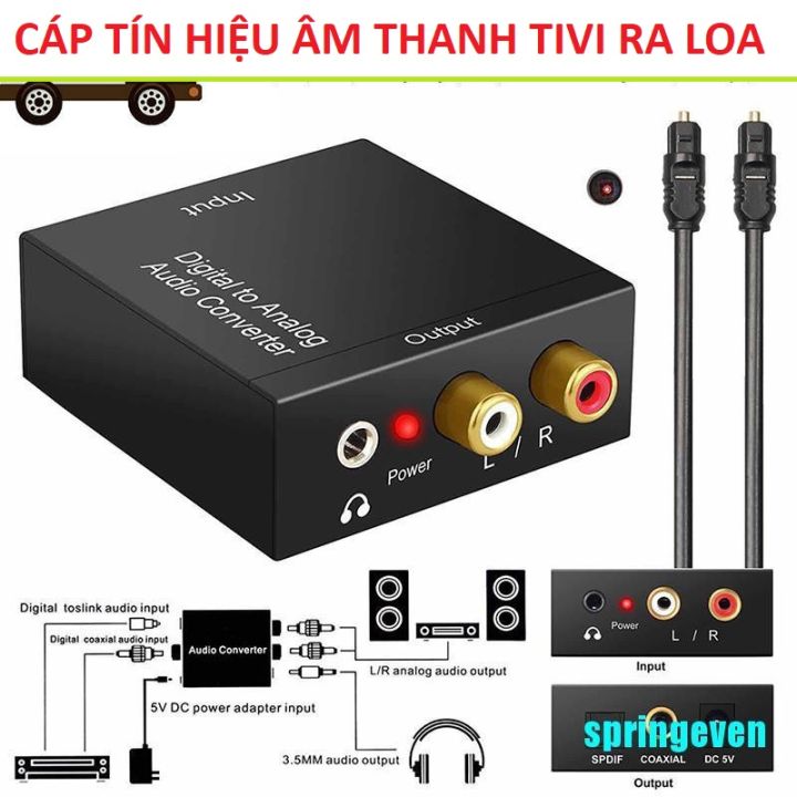 4. Hướng dẫn kết nối tivi với loa qua bộ chuyển đổi