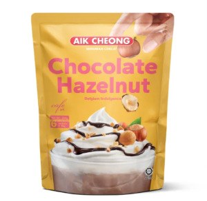Thức Uống Chocolate Hạt Phỉ Socola Hạt Phỉ Gói Tự Pha Aik Cheong Nhập Khẩu Malaysia - 12 Gói x 38g