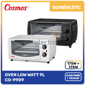 Cosmos CO-9909 B Electric Oven Toaster 9 Liter CO 9909B / CO9909 B / CO 9909 B / CO-9909B - HITAM