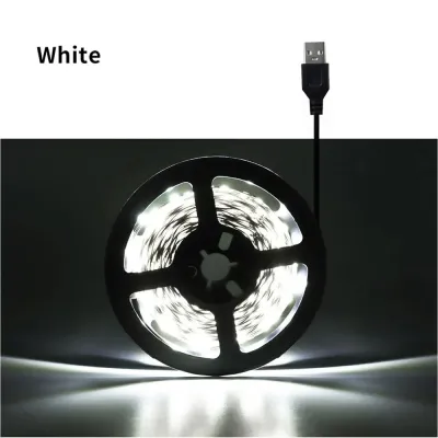 Angelila 5V USB LED Strip Light Flexible 2835 SMD Backlight LED Strips for Christmas Tree Party Bedroom TV Mirror Cabinet Decoration