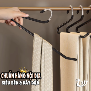 Bộ 10 Móc treo quần tây LOMO treo khăn đồ ngủ thiết kế thông minh hình ngỗng siêu bền