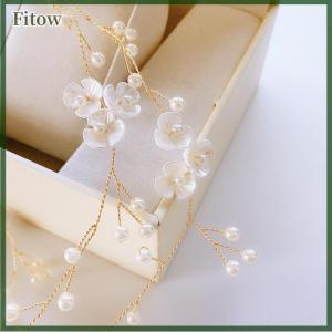 Fitow Headbands Wedding Hair Accessories Handmade Floral Rhinestone Hair Ornament For Bride Girls