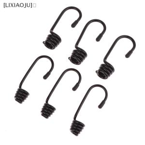 [LIXIAOJU] 10 Pcs Spiral Hooks For Tensioner Marine Shock Cord Bungee Elastic Rope Hooks Luggage Straps Tarp Tie Downs Canopy Stretch