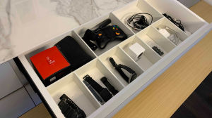 Adjustable Plastic Drawer Divider Partition Connector