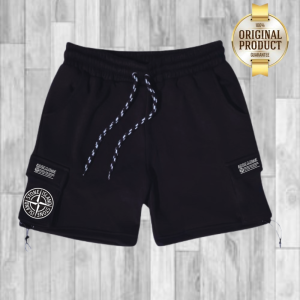 Celana Cargo Pendek Pria Santai Stone Island Bahan Katun Fleece Adem Dan Lembut Terlaris Kota Bandung Short Pants Cowok