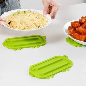 PENTU Non-Slip Pot Lid Storage Mat Flexible Heat Resistant Insulation Cushion Multifunctional Hanging Cutting Board Placement Mat Kitchen Sink