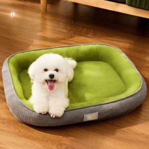 SPORTS XU Soft Detachable Dog Bed Washable Non-slip Design Thermal Dog Bed Portable Comfortable Dog House Mat For Pet Sleeping