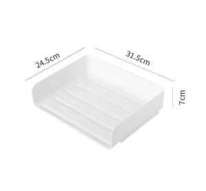 Classy Luxe Desk Organize Storage Box Plastic Stackable Storage Cabinet Office Home Shelves Supplies File Sundries Organizer