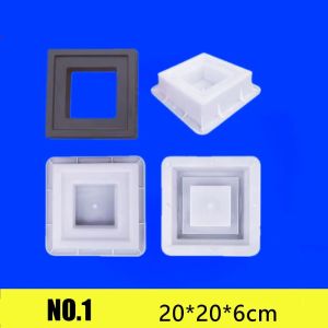JPTD Plastic Hollow Brick Mold Square 20206cm Wall Brick Mould Garden Building Furnish Anti-Slip Cement Antique Brick Mold Cement Antique Window