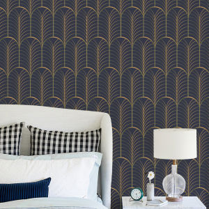 PVC Waterproof Wall Paper Self-adhesive Floral Wallpapers Sticker for Bedroom Livingroom Home Decor 50 Designs Available