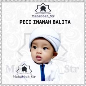 Peci Imamah Anak Laki Laki Pria Dewasa Dan Anak Permanen Instan Langsung Pakai Bisa COD