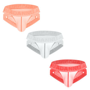 CMENIN ADANNU 3Pcs Hot Sale Cotton Mens Panties Briefs Men Underpants Low Waist Slip Jockstrap Underwear Man Brief AD778