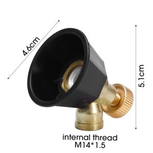 Agricultural Spray Nozzle Agricultural Atomization Black Copper Whirlwind Sprinkler Head alloy Adjustable windproof spray