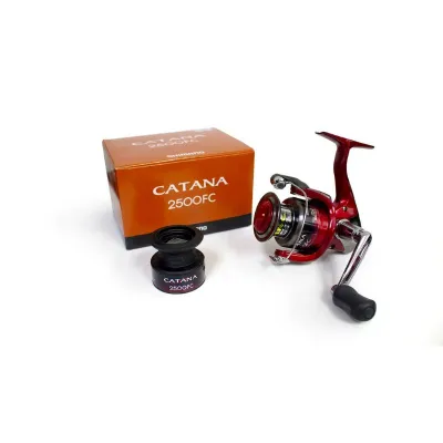 SHIMANO CATANA 2500FC Fishing Reel + Free 1 Spare Spool