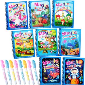 Magic Water Book Pulpen Tinta Air Buku Gambar Air Ajaib Anak Buku Warna Anak