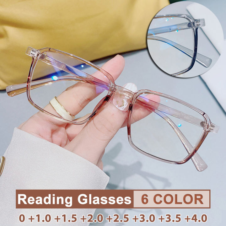 2022 Blue-light Protection Reading Glasses TR90 Full Frame for