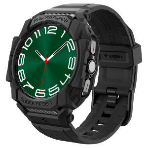 Spigen Samsung Watch Ultra Case 47mm (2025/2024) Rugged Armor Pro Galaxy Watch Ultra Cover Watch Band Watch Strap