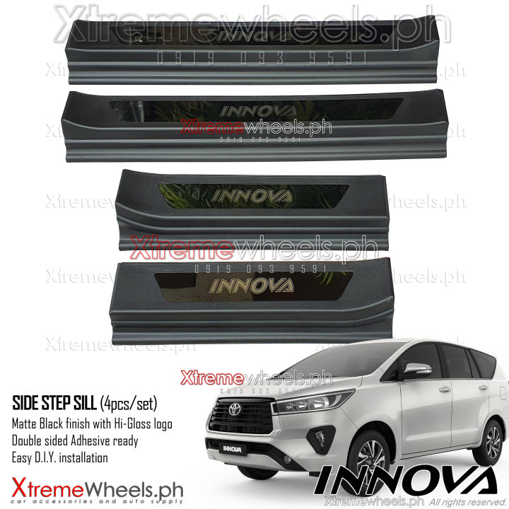 Old Innova Side Step Toyota Innova J E G XE 2016 to 2024 4pcs Side Stepsill / Step Protector ...