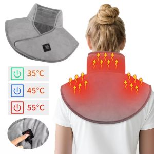 OKONOK 3 Heat Level Electric Heating Shoulder Neck Pad Fast Heating Adjustable Temperature Heated Shoulder Pad Portable Relief Tools Massage Shoulder Pads Winter