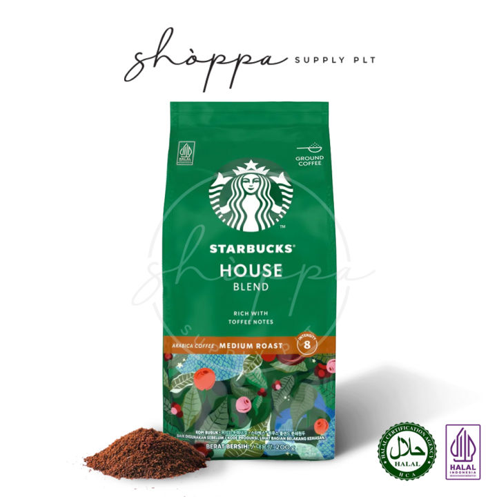 SHOPPA Starbucks HOUSE BLEND Medium Roast Ground Coffee | 200g | Lazada
