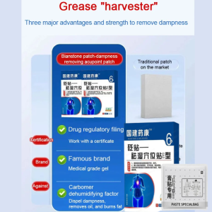 【1/2/3PCS】Traditional Chinese Medicine Health Dehumidifying Acupoint Patch(6pcs/box)