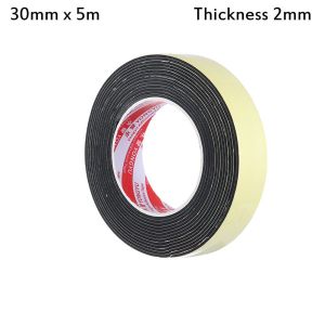 NOBLELUX 1pcs Bathroom Hardware Waterproof Weather Stripping Sound insulation Foam Sponge Seal Strip Rubber Strip Tape Single Sided Adhesive