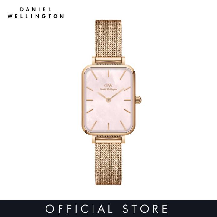 Daniel Wellington Quadro 20x26mm Pressed Melrose Rose gold Mother