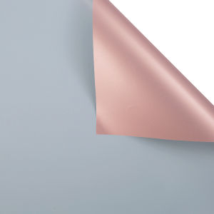 Flower Wrapping Paper Bi Color Rose Gold Cellophane Kertas Bunga Korea KB19