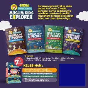 BUKU ANAK MUSLIM KIDS EXPLORER ILMU PENGETAHUAN ANAK TENTANG ALAM OLAHRAGA SUNNAH KEAJAIBAN ANTARIKSA
