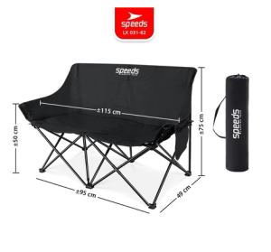 SPEEDS Kursi Lipat Portable Camping Hiking Outdoor Foldable Chair Bahan Kain Oxford 031-61