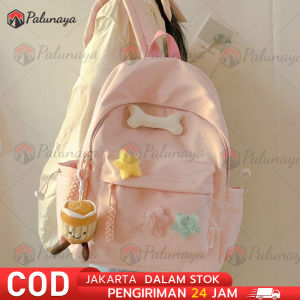 Ready korea import fashion backpack bintang canti\Y2k Korean Imported Fashion Backpack\Korea Bag Kuliah\Tas Pelajar\Ransel Berkualitas Tinggi