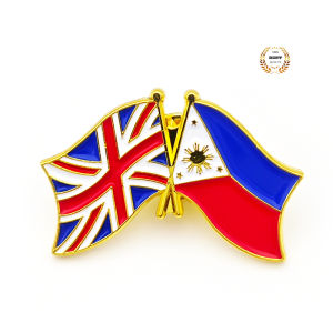 High Quality UK Philippines United Pin Philippines United Badges