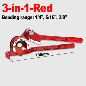 Heavy Duty 3-in-1/ 4-in-1 Manual Tubing Pipe for Copper Brass Aluminum Thin Steel Pipes 180° Tube