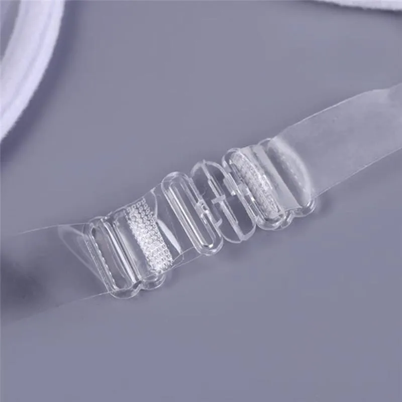 Transparent Clear Push Up Bra Strap Invisible Bras Women Underwire 3/4 Cup