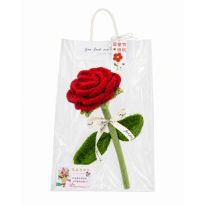【COZYCASA】Charming Sunflower Crochet Bouquet Wedding House Warming Graduation Handcrafted Flower Bouquet