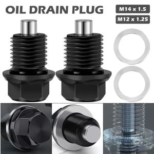 DUXUN Aluminum ic Oil Drain Plugs ic M12/M16/M20 Engine Drain Nut Bolt Sump Smooth Sump Nut Screw Universal Car
