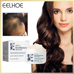 Eelhoe Root Restore Hair Scrub Alopecia Treatment Moisturizes Nourishing Repair Roots Solid Hair Anti-Hair Loss Hair Growth Deep Cleansing Oil And Dirt Damaged Hair Care Scrub 100g
