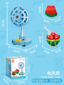 🇸🇬【SG】🇸🇬Mini Lego kids “Building Blocks Assembled Mini Home Appliances Electric Model Toys