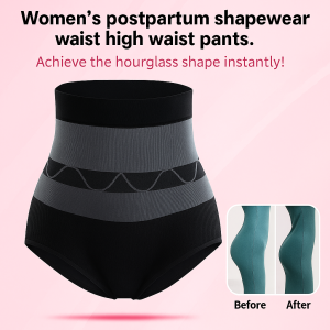 Nonmarking Body Shaping Pants Breathable High Waist Tummy Control Pants Postpartum Yoga Slimming Body Shaping Pants