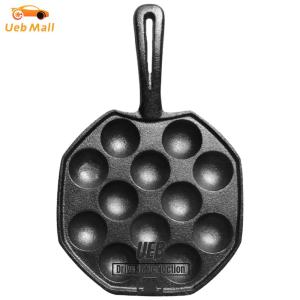 [UEB Mall] 12 Holes Takoyaki Grill Pan Plate Non Stick Octopus Baking Machine Home Cooking Baking Forms Tray Kitchen Gadgets