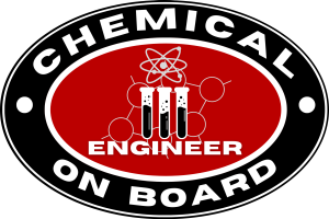 License Chemical Engineer ON BOARD VINYL STICKER 7X10cm