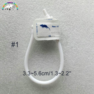 Reusable Blood Pressure Monitor Cuff for Dog Cat Mouse Animal Non-woven Fabric Newborn NIBP Cuff Veterinary Equipment