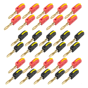 Bộ 10 kết nối nhanh 32A 4mm Đầu cắm bắp chuối để truyền dòng điện cao hiệu quả kết nối nhanh 4mm đầu cắm bắp chuối S