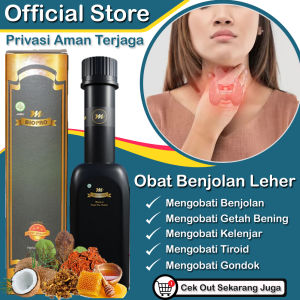 Obat benjolan di leher tiroid gondok beracun kelenjar getah bening ampuh M-BIOPRO asli original