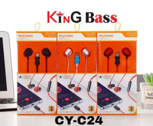 Headset tipe c earphone tipe c + mic support FLECO FL73C jack type C bisa all hp universal suara super BASS