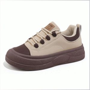 giày thể thao màu trắng tạo hình chân giảm áp lực ở chân giày thể thao đáy mềm bền bỉ đế dày 5cm