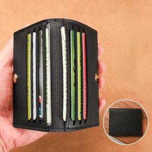 Slim Card Holder Wallet PU Leather 8 Card Slots Credit Card ID Case Mini Portable Wallet for Women