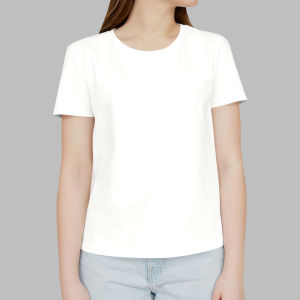 COD BAJU KAOS WANITA KAOS POLOS SLIM FIT LENGAN PENDEK T-SHIRT COTTON COMBED