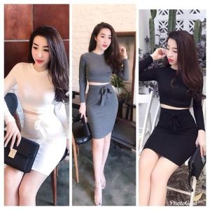 set bộ cột nơ thời trang XINSO cao cấp chất thun gân dày dặn co giãn tốt không bai xù